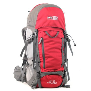 犀牛 RHINO Evolution 60+10公升易調式背包-紅