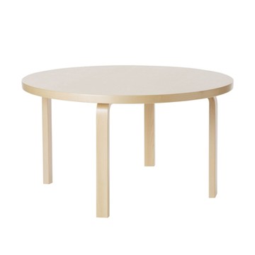 Aalto Children's Table round 兒童圓桌（原木色、Ø 100 公分）