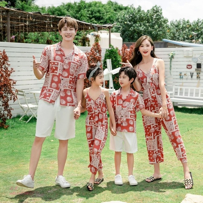 メンズ キッズ アロハシャツ 親子 リンク コーデ ペアルック 花柄リゾートワンピース 単品販売 親子 親子お揃い 親子ペア カップル服 母の日 アロハシャツ 通販 Lineポイント最大0 5 Get Lineショッピング