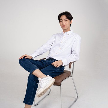 BASIC // 白色 // 男士襯衫 挺括版型