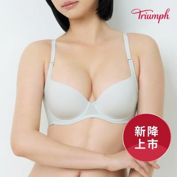 裸感無痕系列 抗菌透氣內衣 淺白灰