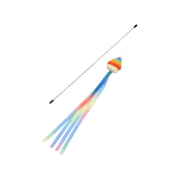 寵物專區 彩虹奶油逗貓棒 1st (JN450-516 00-02)