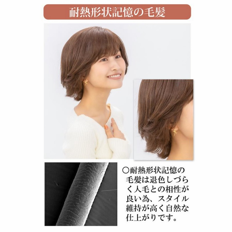 髪型を選べる医療用ウィッグ ハイグレード ミディアム