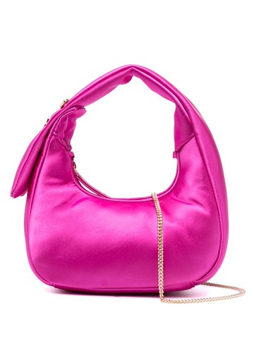 PINKO - Vibu hobo satin-finish bag - women - Polyester/Polyurethane/Polyester - One Size