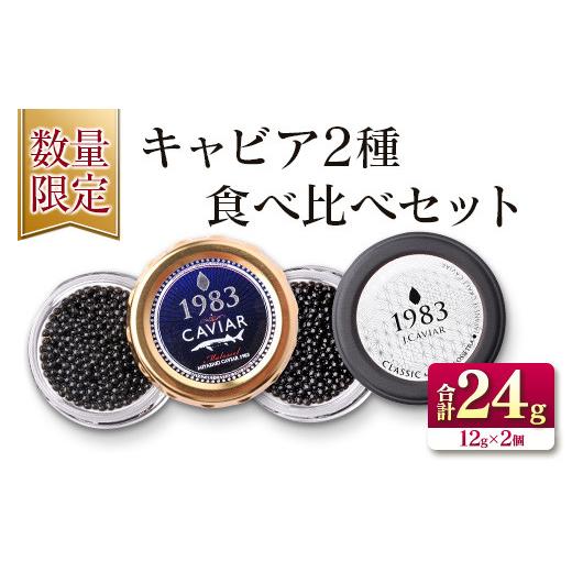 ふるさと納税 宮崎県 日南市 ≪数量限定≫キャビア2種食べ比べセット合計24g(12g×2個)　魚　魚介 GD2-22