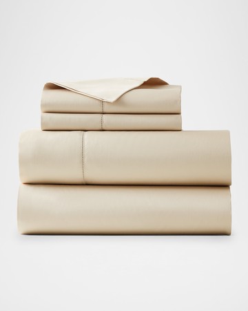 Organic Sateen Fitted Sheet, KING