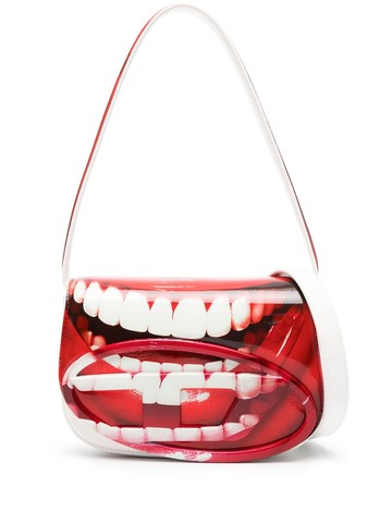 Diesel - 1DR photograph-print shoulder bag - women - Polyurethane/Polyurethane - One Size - White