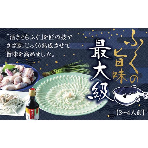 ふるさと納税 山口県 山口市 B-062 とらふく三昧（3〜4人前）