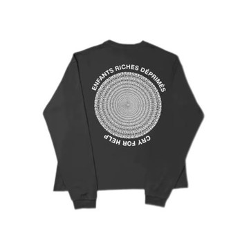 新夏款ERD憂郁的富二代圓盤印花疊穿LOGO長袖T恤男女衛衣情侶款潮