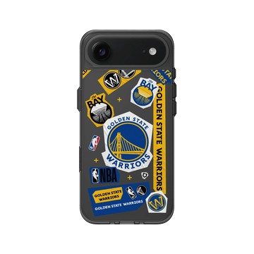 iPhone Air Clear (相機按鈕) 酷墨灰 - NBA - 拼貼系列-金州勇士 Golden State Warriors - Collage