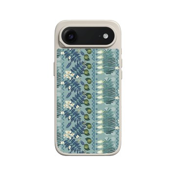 iPhone Air SolidX 貝殼灰 - 花生騷 WasangShow - 熱島嶼植淺藍款