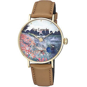 姬龍雪Guy Laroche Timepieces藝術系列腕錶-莫內