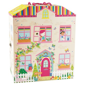 FLOSS & ROCK 角色扮演18片  彩色童話，尺寸30x25x18厘米，建議年齡3+  1盒