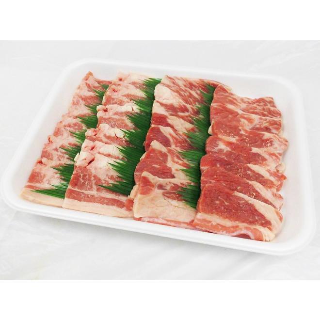 ”牛バラカルビ 焼肉用” 外バラ 約1kg（約500g×2pc） 送料無料