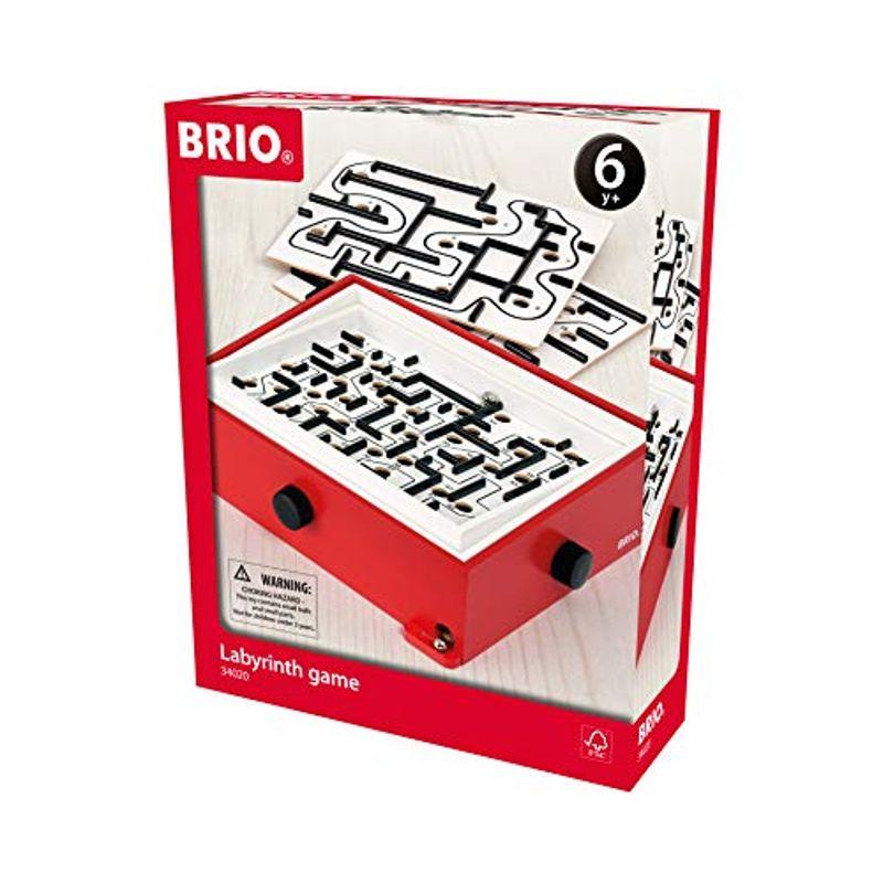 BRIO (ブリオ) ラビリンスゲーム レッド 迷路 おもちゃ ボードゲーム