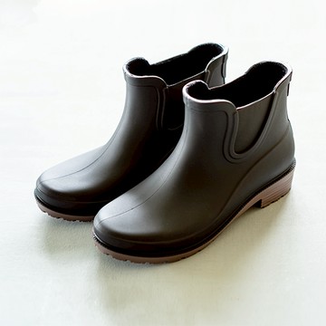 【雨靴日】墨黑 短筒雨鞋 支持自家開發 台灣製 非貼牌商品 防水鞋 防滑鞋 靴子 水鞋