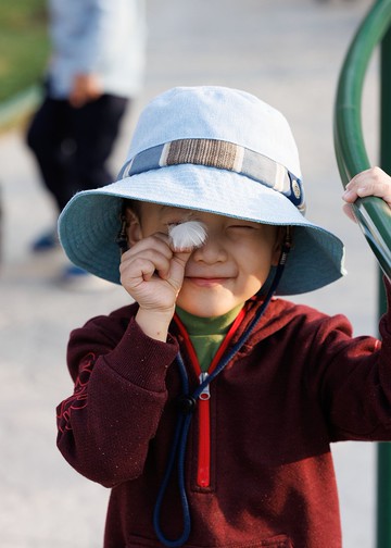 廣富號 帆布包 禮品 PP紗透氣遮陽 防曬帽 小孩小頭圍