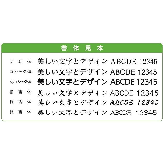 エコ台木用　3行ゴム印　住所印