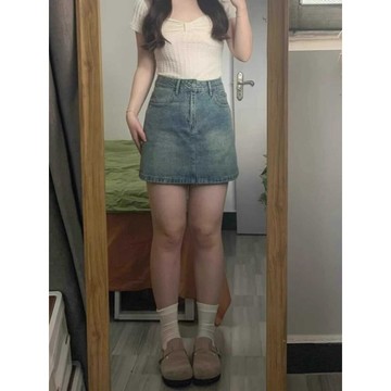 【鹿向南】褲裙 韓版短褲 a字褲裙 包臀 高腰牛仔褲 夏天短褲 女短褲夏季 女生短褲 防走光 居家短褲 涼感短褲