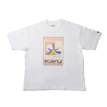【西雅圖 KAVU】WILD SIDE 台灣花草寬版短T 鵑蘭公主 #KTW005