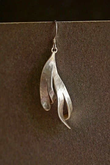 鹿角蕨  手感製作單邊耳環 單耳環