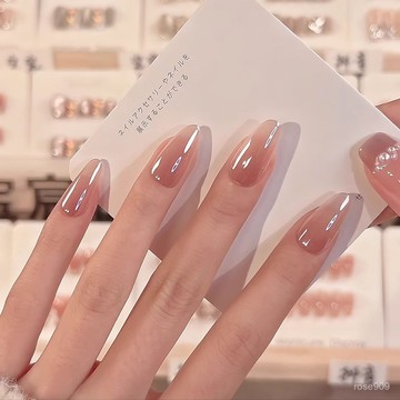 ✨Hannah✨三韆瓦海莉漸變小燈泡穿戴甲新款高級顯白甲片可拆卸美甲指甲手工穿戴甲 BCSJ