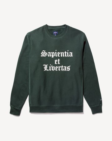 Noah Knowledge Crewneck Dark Pine / S