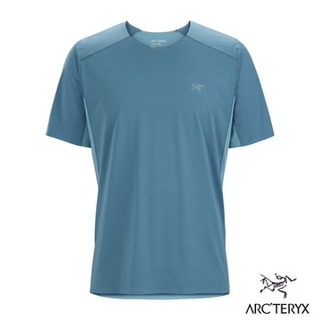 【Arcteryx 始祖鳥官方直營】男 Norvan 快乾短袖圓領衫 快樂藍