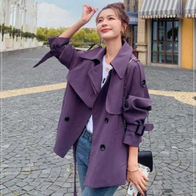 トレンチコート レディース アウター コート ショートトレンチコート ボリューム袖コート 袖ボリューム 春 アウター レディース アウター 通販 Lineポイント最大1 0 Get Lineショッピング