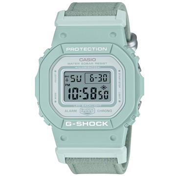 【CASIO 卡西歐】G-SHOCK 纖薄精巧 天然色彩 柔美重生 湖水藍 經典方型 GMD-S5600CT-3_40.5mm