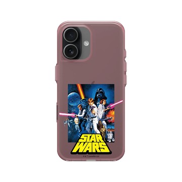 iPhone 17 Clear (相機按鈕) 晶醺玫 - 迪士尼-星際大戰 Star Wars - 星際大戰四部曲：曙光乍現-電影海報