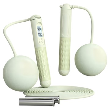 三次方 新款兩用負重跳繩 大球  FE021  綠色