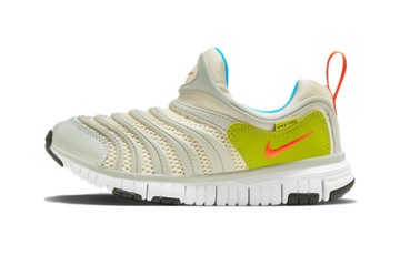 PS NIKE DYNAMO FREE SHOES BEIGEGREEN