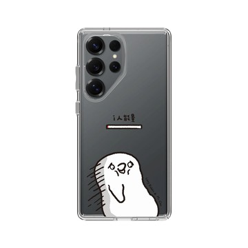 Galaxy S25 Ultra Clear 透明 - 懶散兔與啾先生 Lazy Rabbit and Mr.Chu - i人