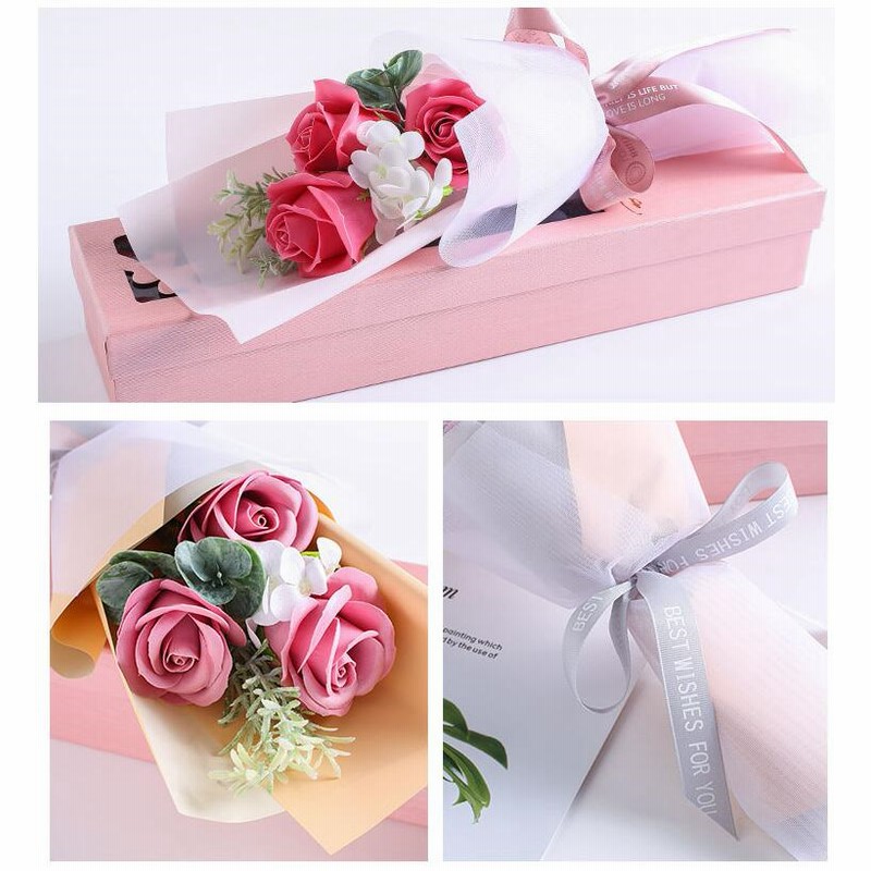 ソープフラワー バラ ギフト 誕生日 プレゼント 手作り花束 石鹸花 枯れない花 造花 ボックス 入職お祝い 結婚祝い 披露宴 ニ次会 女性 女友達 退職 ボックスアレンジ 卒業 開業 開店 引越し 通販 Lineポイント最大get Lineショッピング