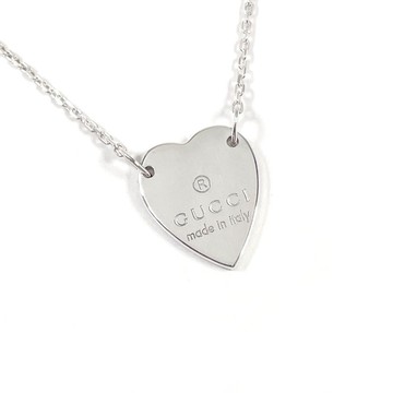 【日本直送 二手美品】GUCCI 古馳 項鍊 223512 J8400 8106 商標 鎖頭 墜飾 925銀 配件 飾品
