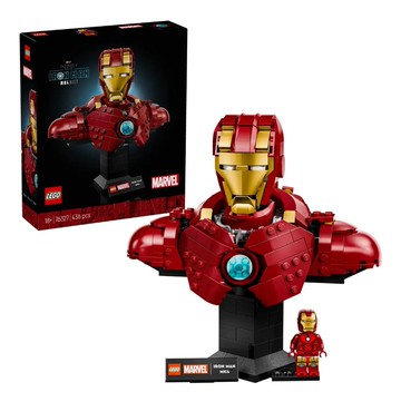 磚星球〡 76327 漫威系列 鋼鐵人 MK4 半身像 Iron Man MK4 Bust