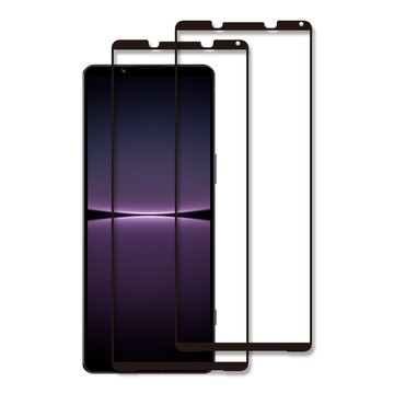 RedMoon SONY Xperia 1 V / Xperia 1 IV 9H螢幕玻璃保貼 2.5D滿版保貼 2入