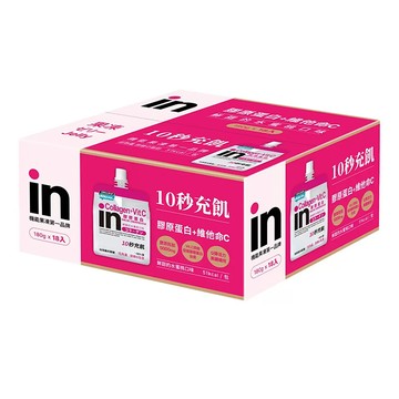 森永in果凍 膠原蛋白 水蜜桃口味 180gX18入/箱