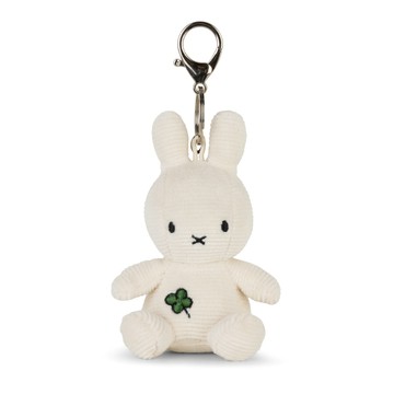 BON TON TOYS｜Miffy米菲兔幸運草鑰匙圈-象牙白 10cm