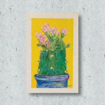仙人掌 / 裝飾 / 畫作 / 藝術品 / 粉彩畫