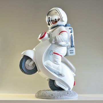 家里客廳酒柜太空人宇航員小擺件創意新房軟裝飾品辦公室書架擺放