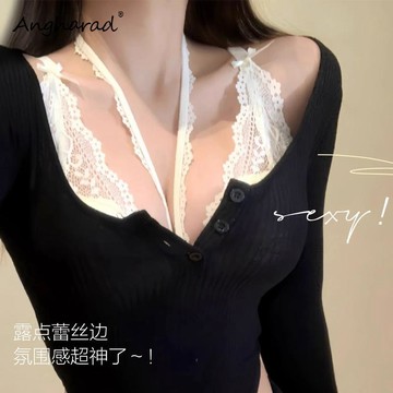 【 𝑭𝒍𝒐𝒘𝒆𝒓𝒔𝒆𝒂】'Angharad龍心升級2.0 小胸聚攏內衣女無鋼圈掛脖純欲蕾絲性感文胸