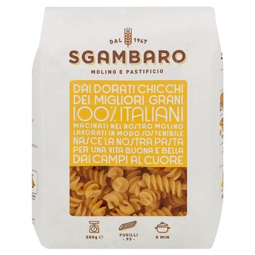 SGAMBARO 義大利螺旋麵  1包  500g