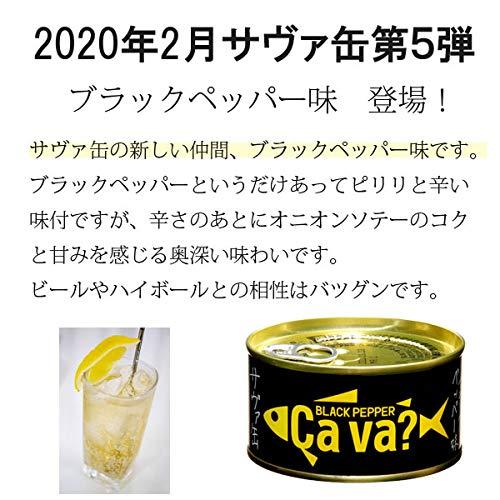 サヴァ缶 国産サバ缶 アソートセット 岩手県産 5種類×1缶 計5缶セット サバ缶 ギフト箱無