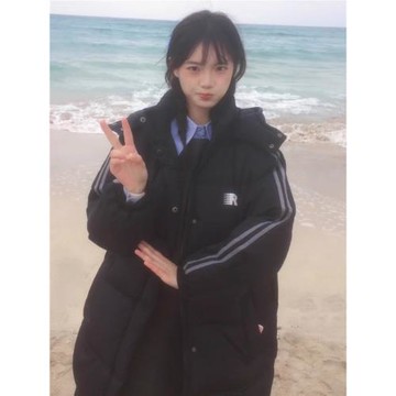 羽絨服中長款棉服女2024新款冬季保暖超厚棉襖棉衣過膝外套面包服