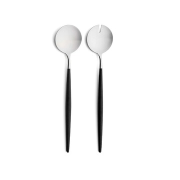 葡萄牙 Cutipol  GOA  黑柄 沙拉叉匙組