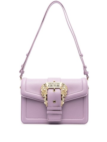 Versace Jeans Couture - logo-plaque crossbody bag - women - Polyester/Polyurethane Resin/Polyester - One Size - Purple