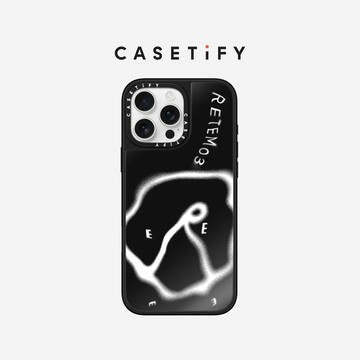 Casetify 保護殼 iPhone 15/ iPhone 16 RETEM03 Glitch 白色標誌保護殼