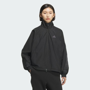Adidas 愛迪達 Word Wv Jkt JZ8444 女 立領外套 休閒穿搭 運動外套 黑 亞版